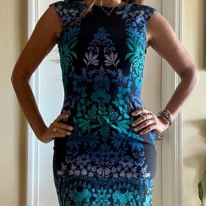 London Times - Headturning Print Dress - (Size 4)